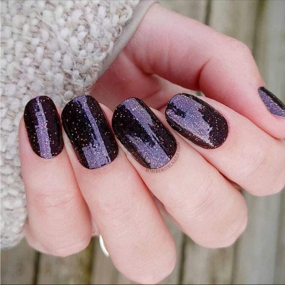 Color Street Other - *Exclusive* Color Street: Plum As You Are | Purple Blackberry Glitter Fall Dark